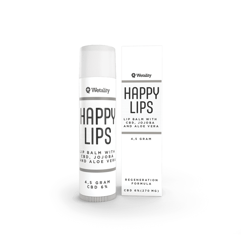 Wetality Happy Lips Balm Ny formel med 6% CBD