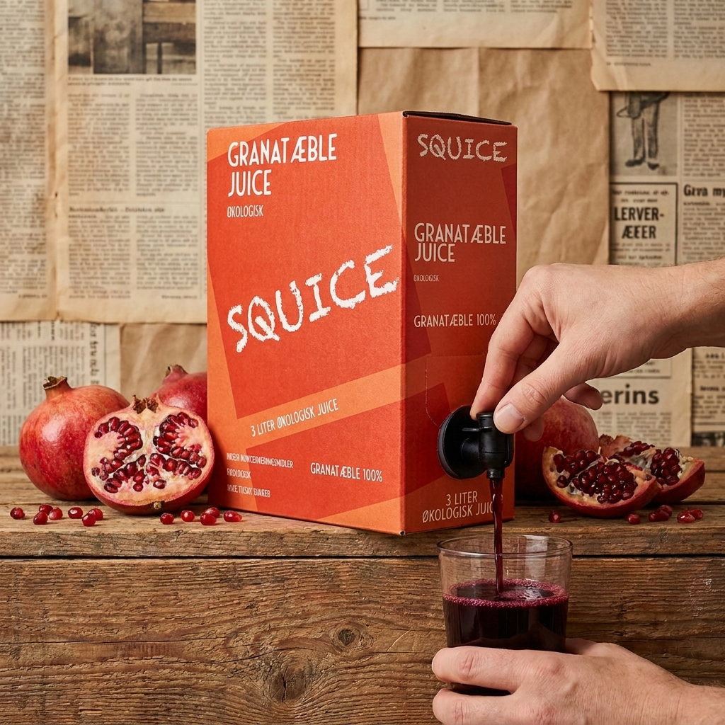 Granatæble juice Økologisk - 3 liter