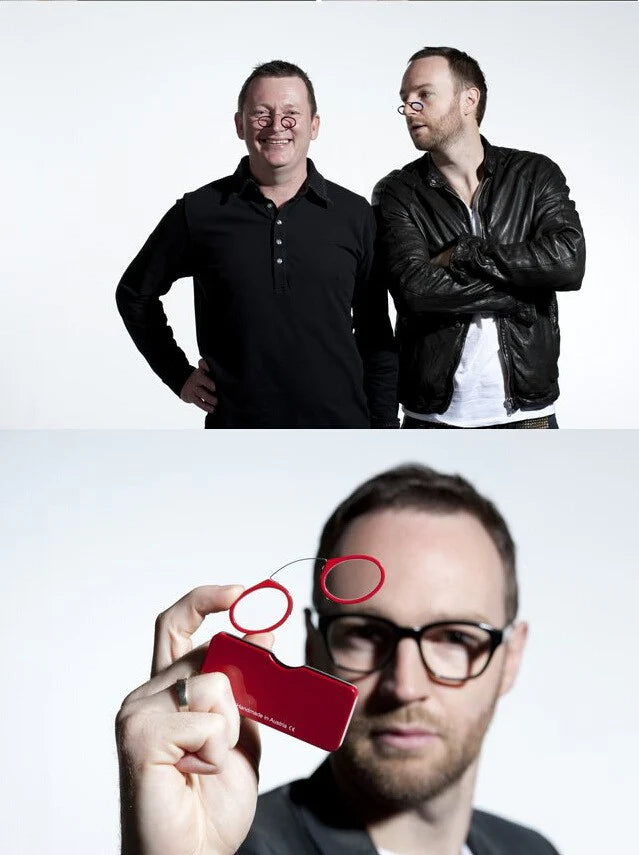 Næsebrille med hylster i assorterede design