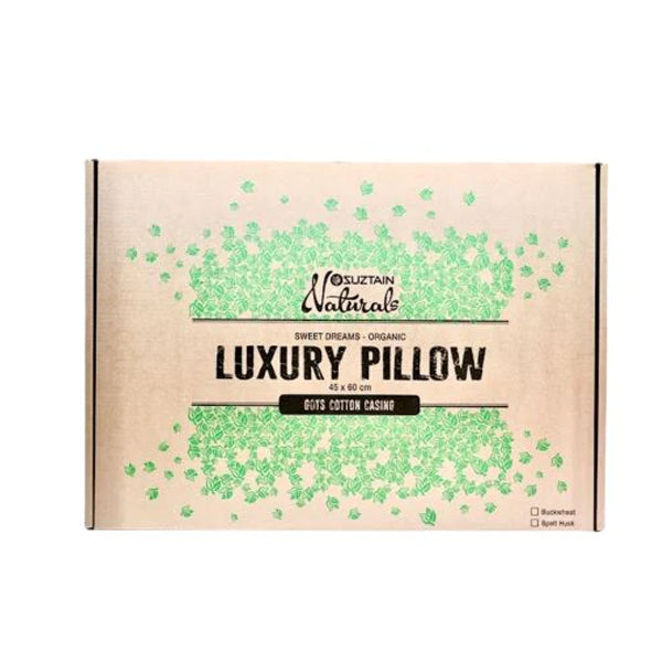 Suztain - Hovedpude - øko boghvede - GOTS - 45x60cm