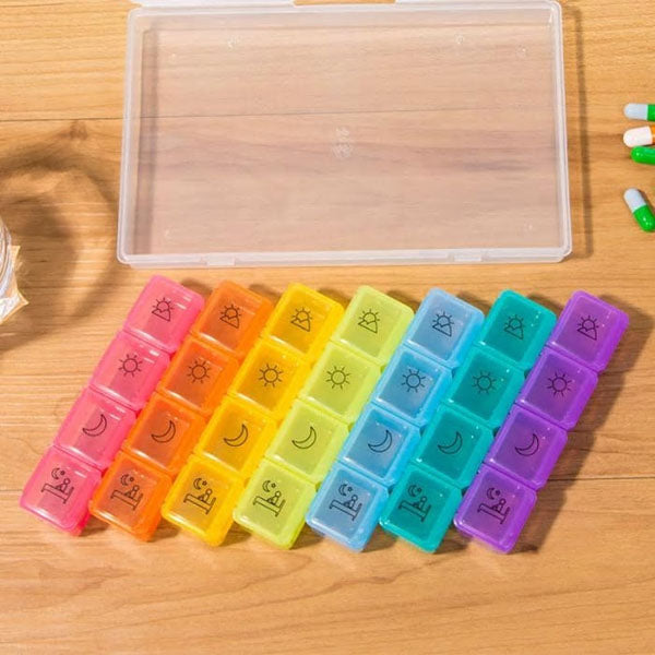 Pille / Vitamin æske med 28 rum