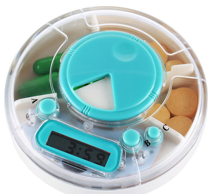 Lille tablet box med alarm indstillinger