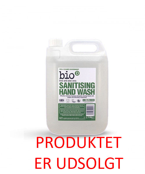 BIO-D - Antibakteriel håndsæbe - Lime & Aloe Vera - 5 L