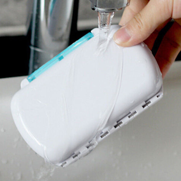 Vandtæt tablet box med 6 rum