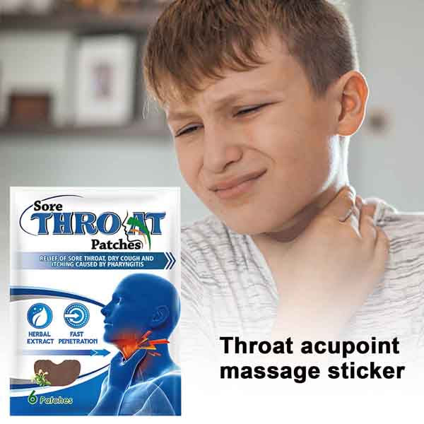 Ondt i halsen behandlings plaster