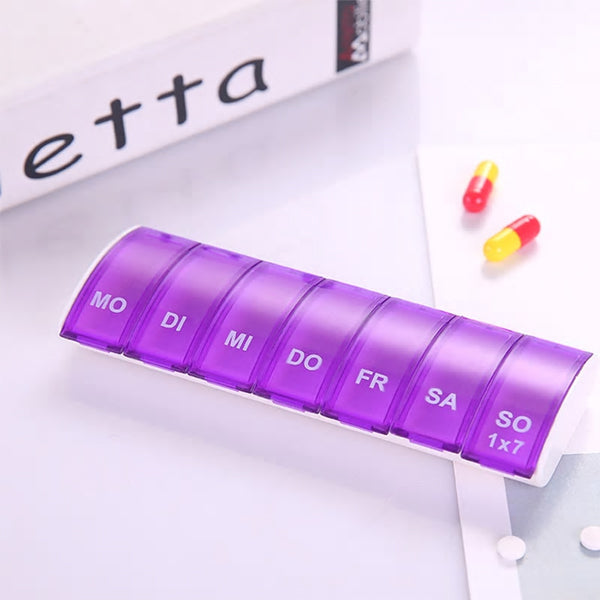 Tablet box til 7 dage med klik låg