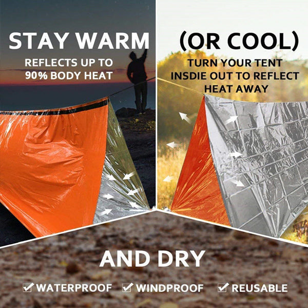 Redningstæppe / Nød Sovepose