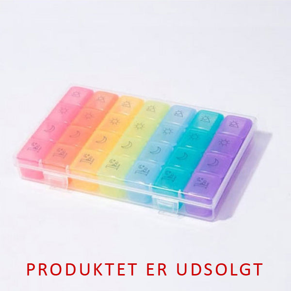 Pille / Vitamin æske med 28 rum