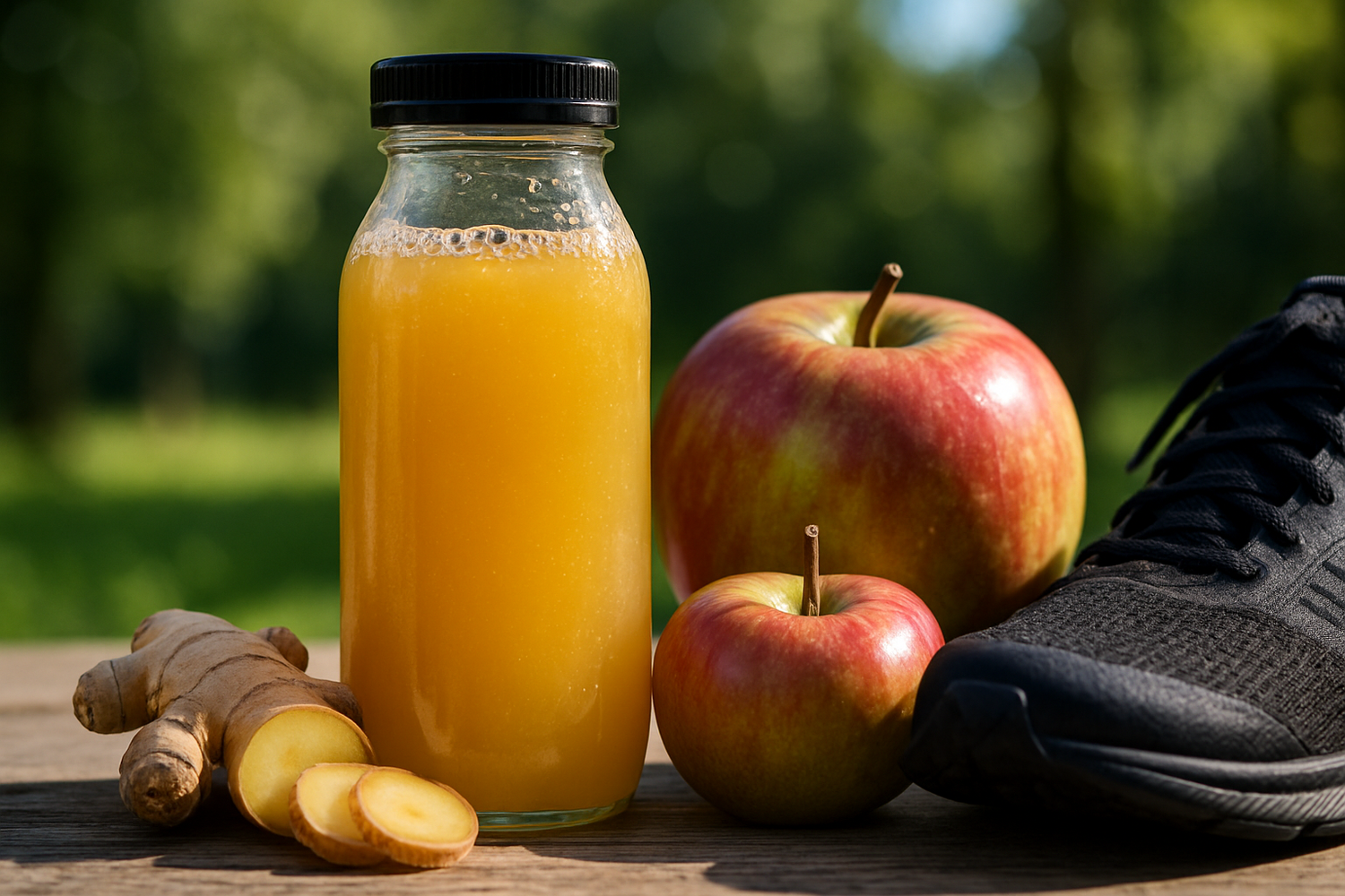 Ingefær-æble juice: Naturens energiboost til træning