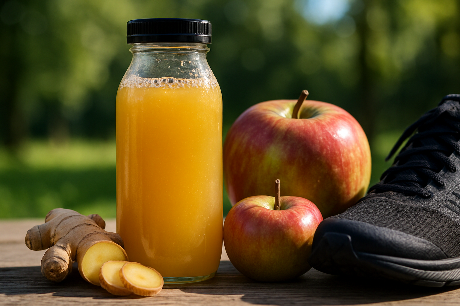 Ingefær-æble juice: Naturens energiboost til træning