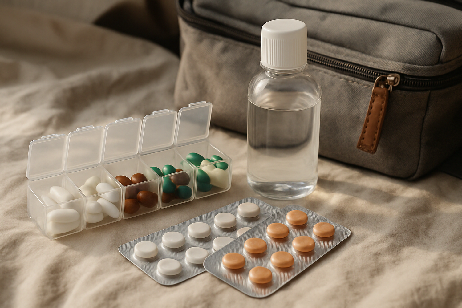 Sådan organiserer du medicin sikkert på rejser