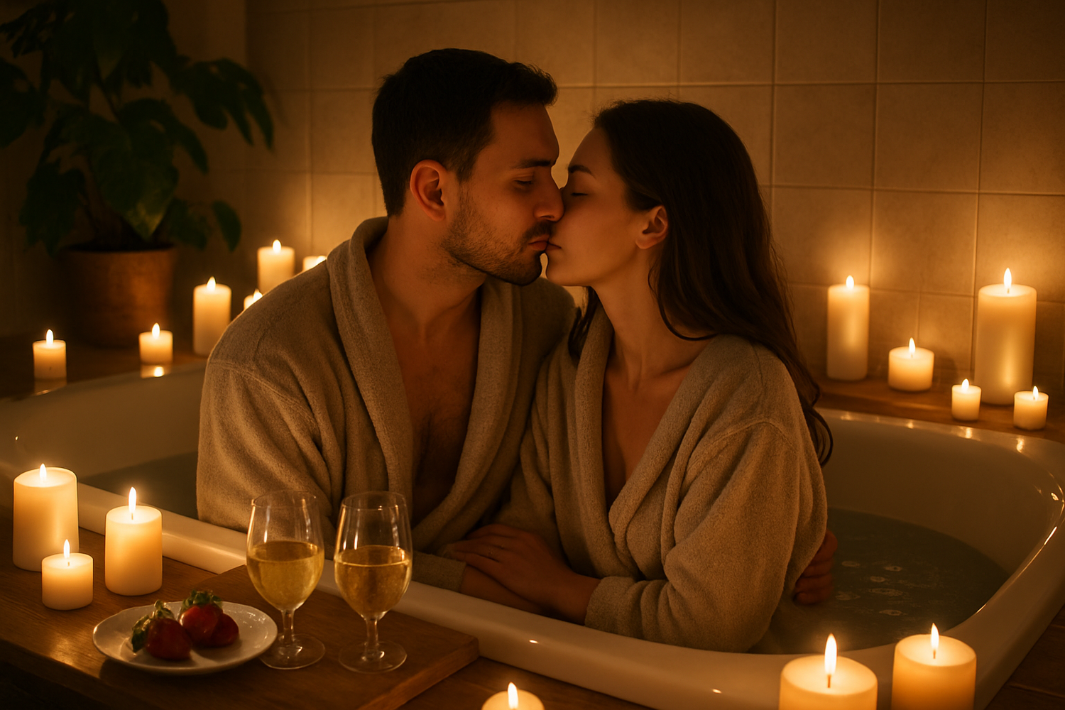 Valentinsspa derhjemme: Romantiske velvære ritualer for to
