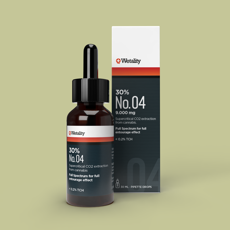 NO.04 – 30 ml spray CBD: 6000mg, THC: < 0.2%