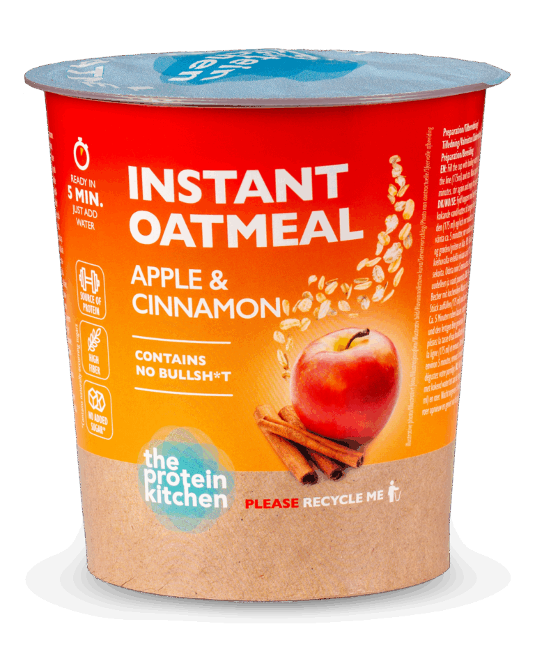 Instant Oatmeal – Apple &amp; Cinnamon – 8 stk.
