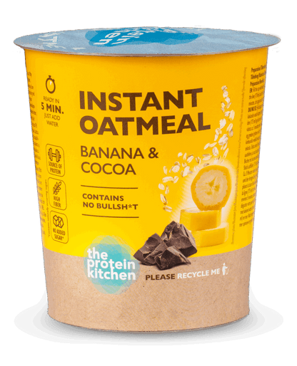 Instant Oatmeal – Banana &amp; Cocoa – 8 stk.