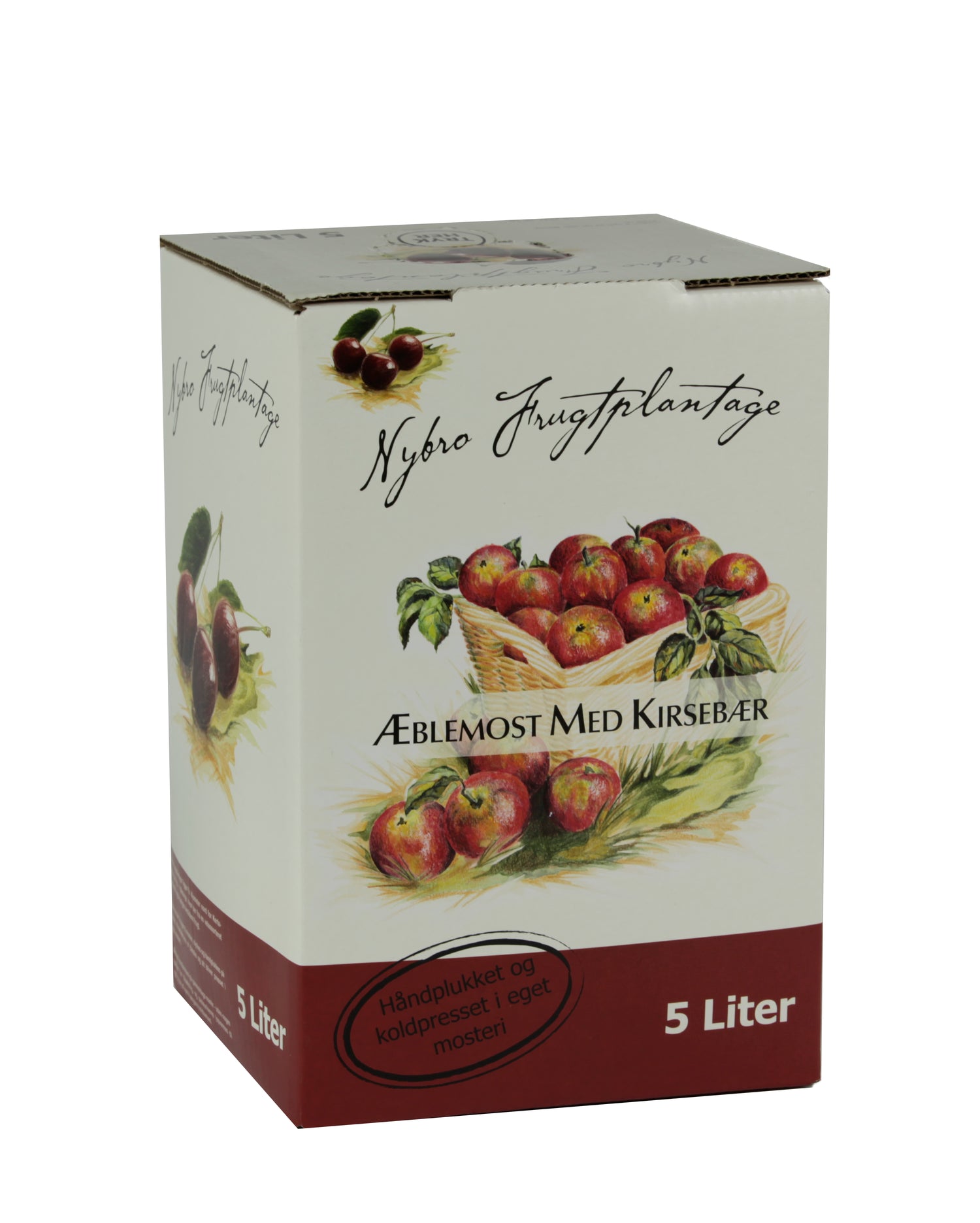 Æblemost med Kirsebær - 5 Liter - Alt i Sundhed