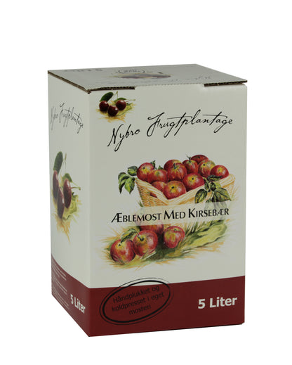Æblemost med Kirsebær - 5 Liter - Alt i Sundhed