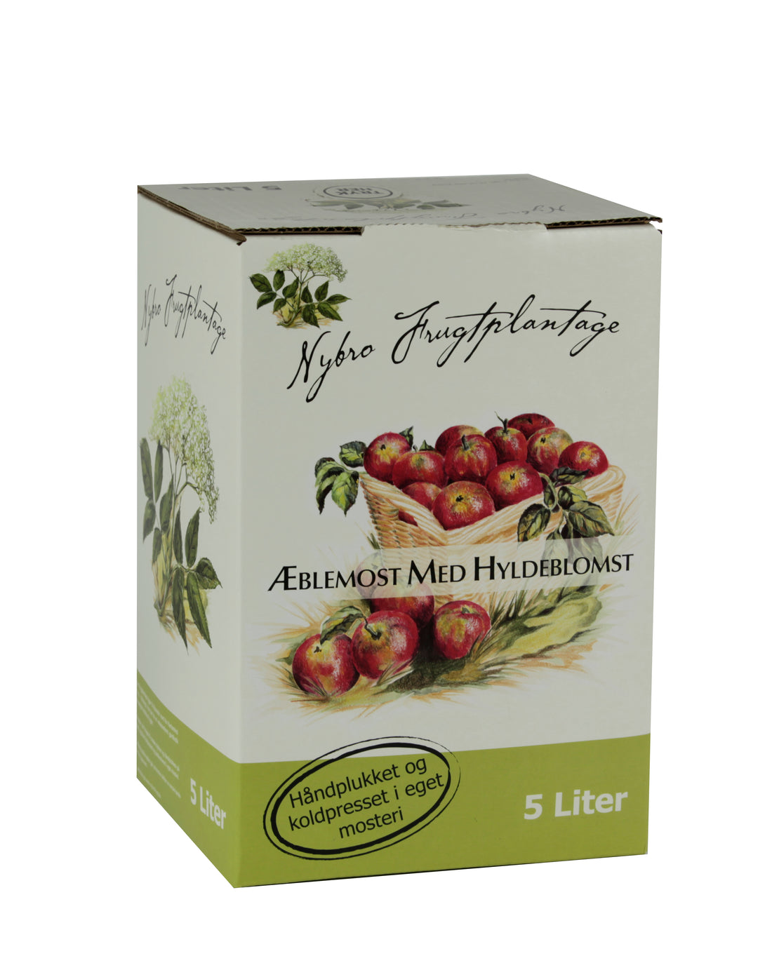 Æblemost med Hyldeblomst -- 5 Liter - Alt i Sundhed