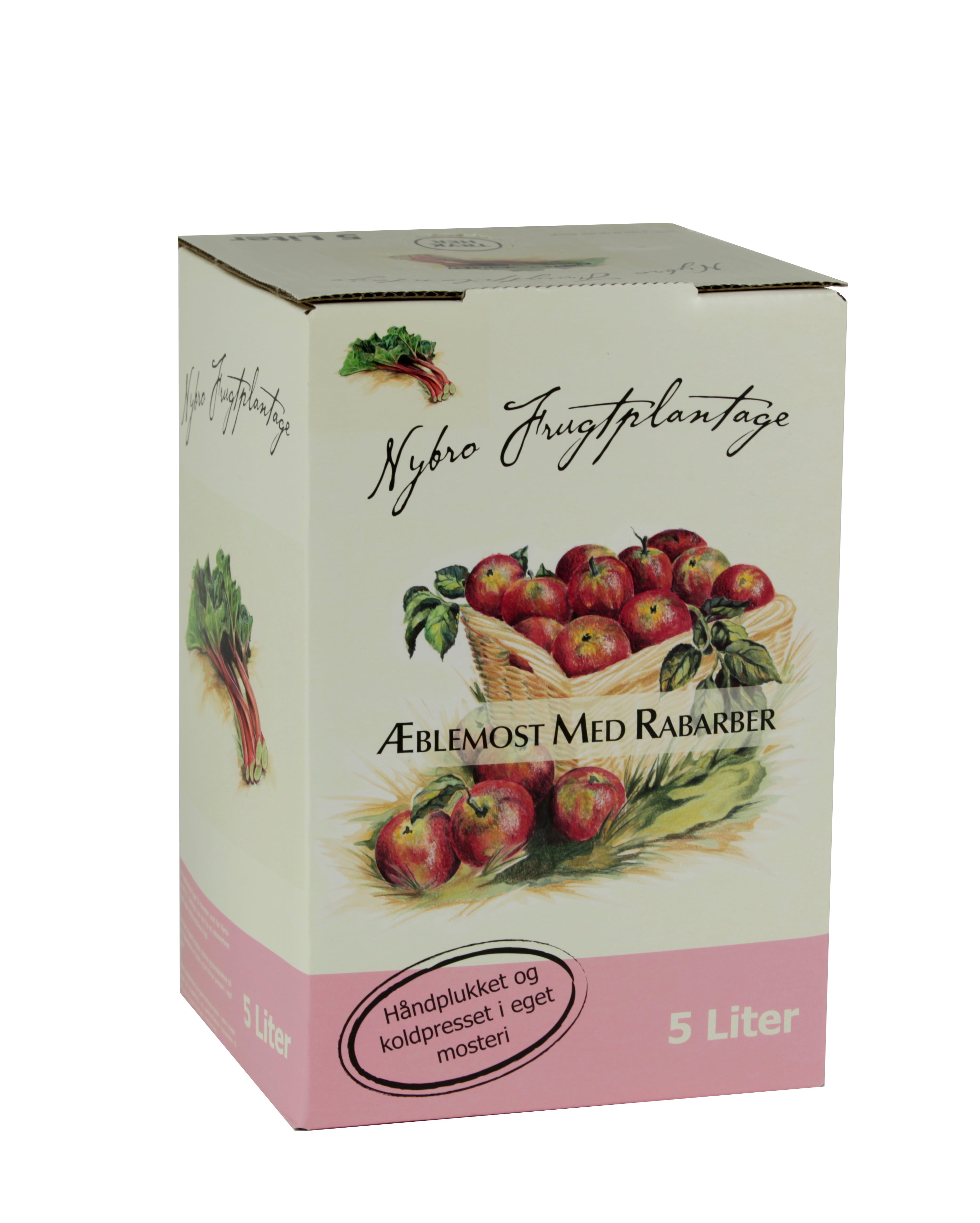Æblemost med Rabarer - 5 Liter - Alt i Sundhed