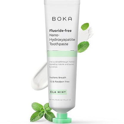 Boka Fluorfri tandpasta med nano-hydroxylapatit, remineraliserende, til følsomme tænder - Alt i Sundhed