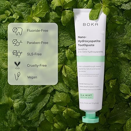 Boka Fluorfri tandpasta med nano-hydroxylapatit, remineraliserende, til følsomme tænder - Alt i Sundhed