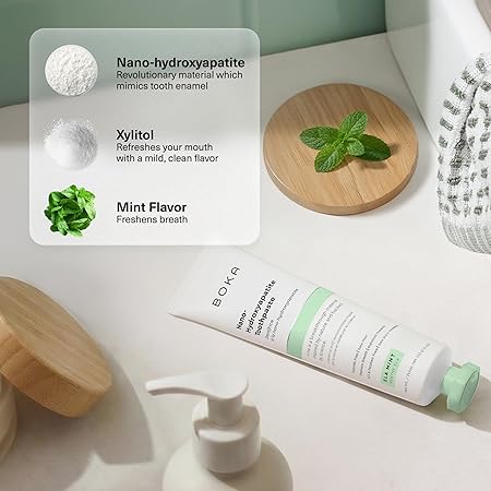 Boka Fluorfri tandpasta med nano-hydroxylapatit, remineraliserende, til følsomme tænder - Alt i Sundhed