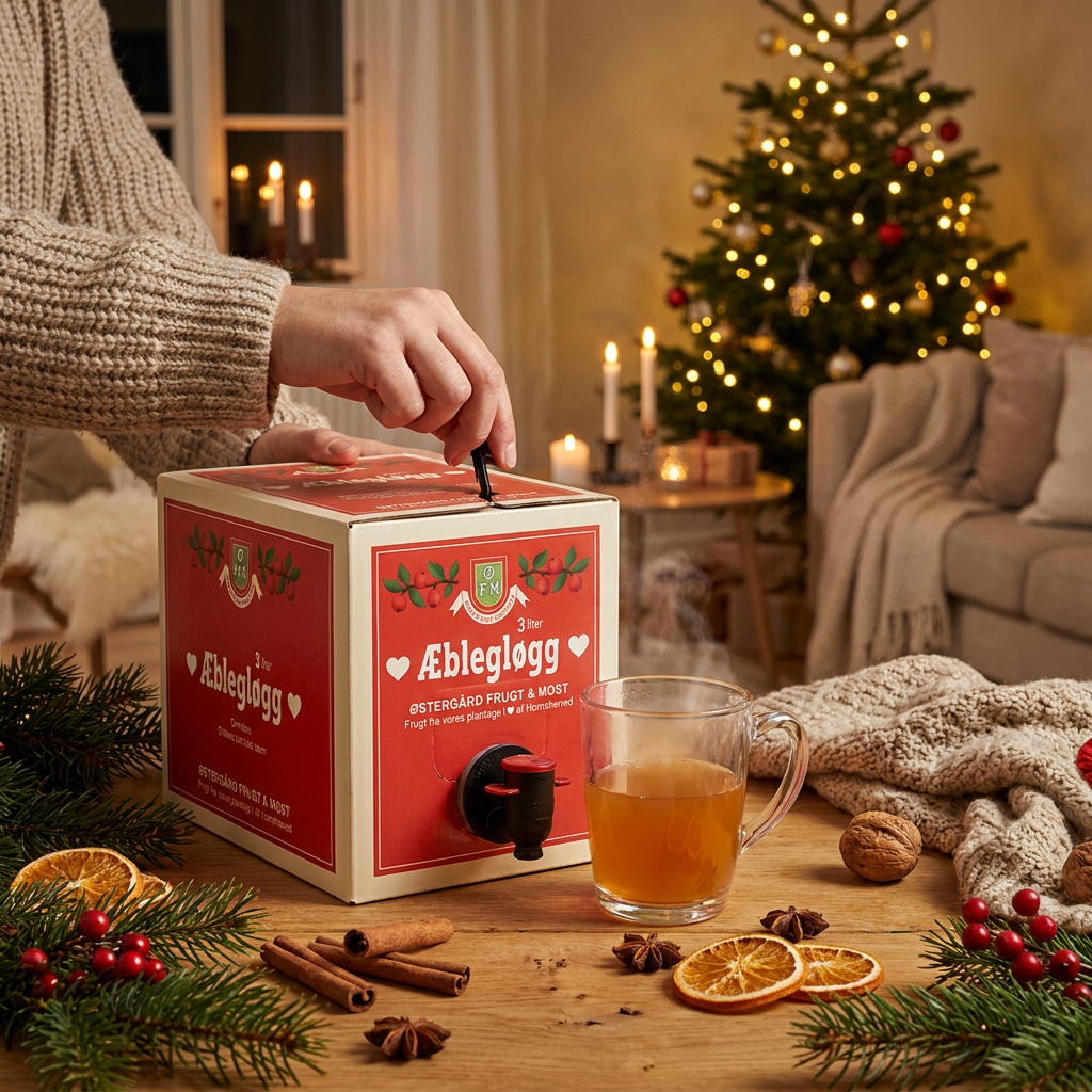 Alkoholfri æblegløgg- 3 Liter