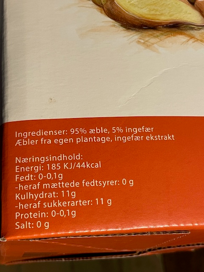 Æblemost med Ingefær  5 Liter - Alt i Sundhed