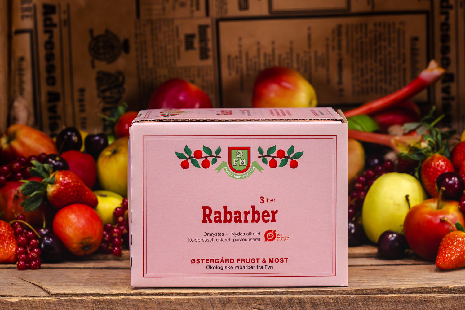 Økologisk Rabarbar - 3 liter box