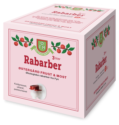 Økologisk Rabarbar - 3 liter box