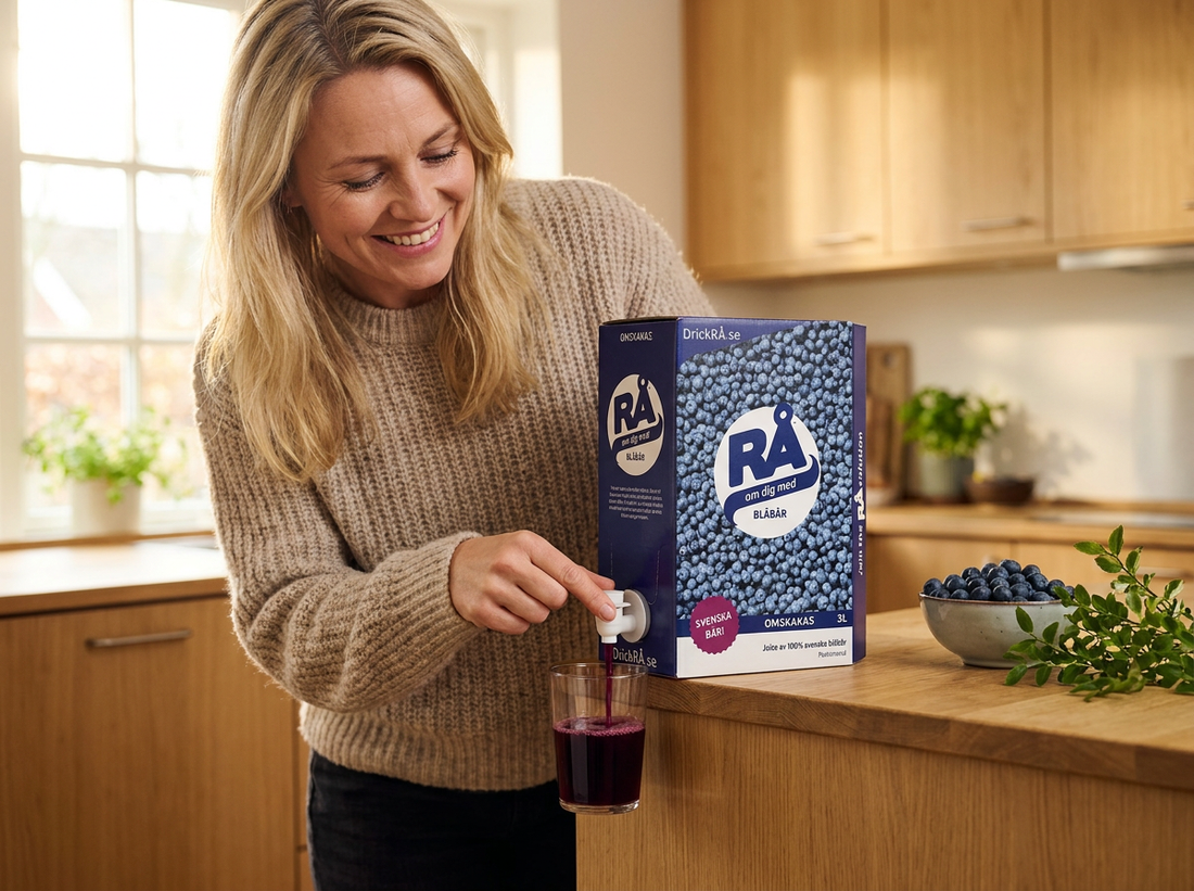RÅ™ - Blåbær Koldpresset ( 3 Liter )