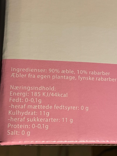 Æblemost med Rabarer - 5 Liter - Alt i Sundhed