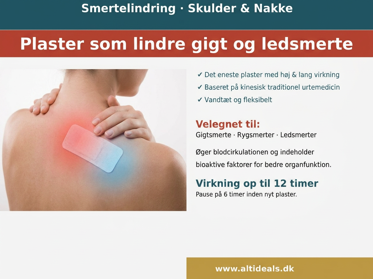 Plaster som lindre gigt og ledsmerte