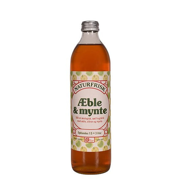 Æble &amp; Mynte saft Ø ( 500 ml )