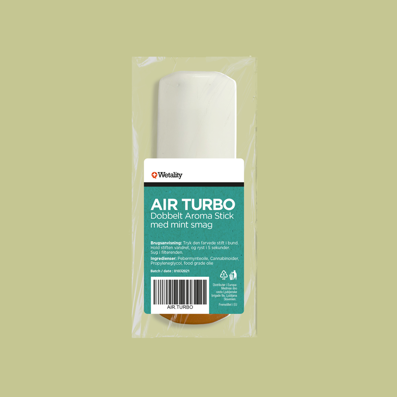 Air Turbo inhaler + 2 Wetality Air sticks