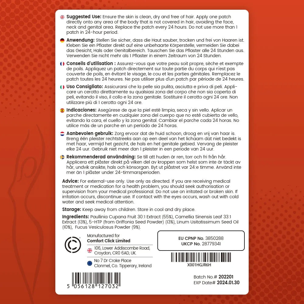 Guarana Slankeplastre 60 plastre | Til fedtforbrænding og energi