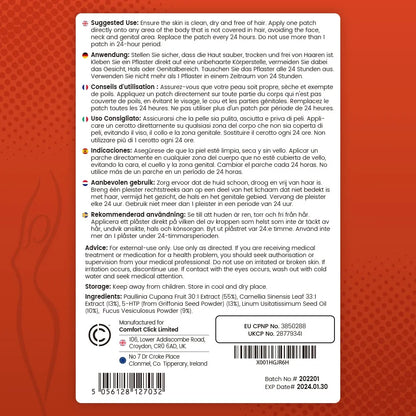 Guarana Slankeplastre 60 plastre | Til fedtforbrænding og energi