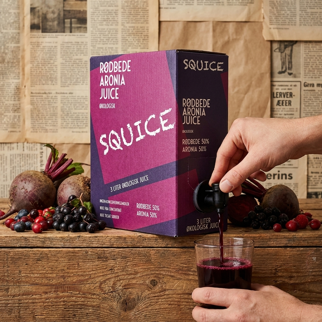 Squice Rødbede Aronia Ø ( 3 Liter )
