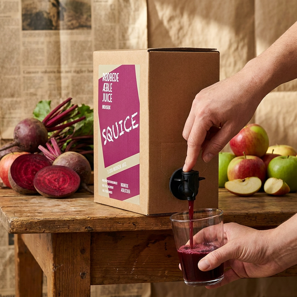 Rødbede æble juice