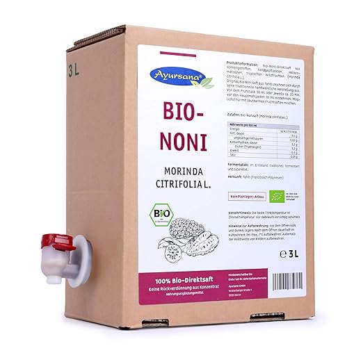 Ayursana Noni juice 3 liter 100 % økologisk