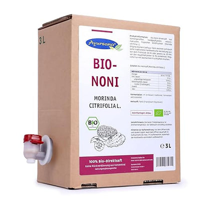 Ayursana Noni juice 3 liter 100 % økologisk