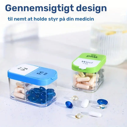 Ekstra Stor Ugentlig Pilleorganisator - XL Daglig Pillekasse