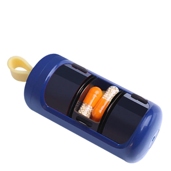 Pille cylinder som kan hænge i en nøglering