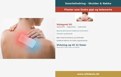 Plaster som lindre gigt og ledsmerte