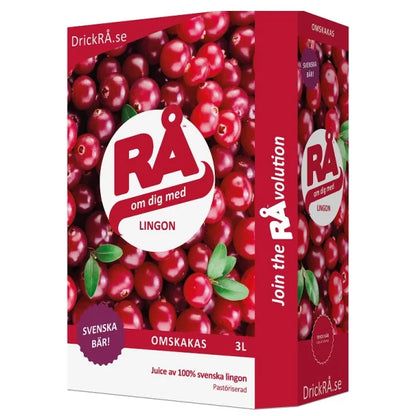 RÅ™ - Tyttebær Koldpresset ( 3 Liter ) - Alt i Sundhed