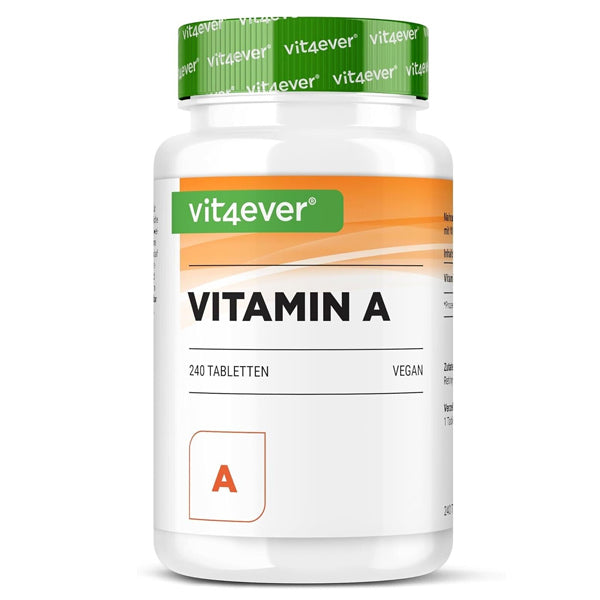 A Vitamin, retinaylacetat, 10.000 I.E. (3000 MG) - 240 tabletter