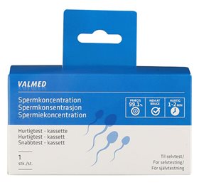 Hjemmetest til måling af sædkvalitet, spermkoncentratione