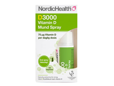 Vitamin D3, 3000iu oral spray - 15ml.