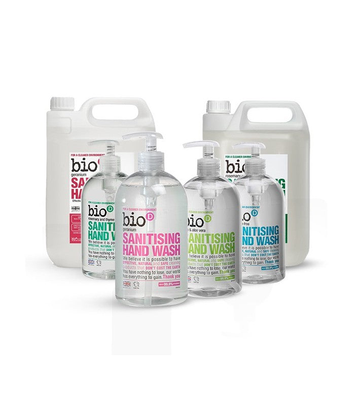 BIO-D - Antibakteriel håndsæbe - Lime &amp; Aloe Vera - 5 L