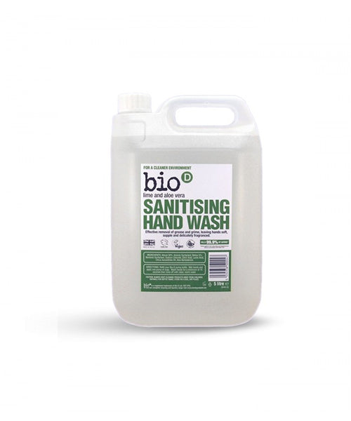BIO-D - Antibakteriel håndsæbe - Lime & Aloe Vera - 5 L